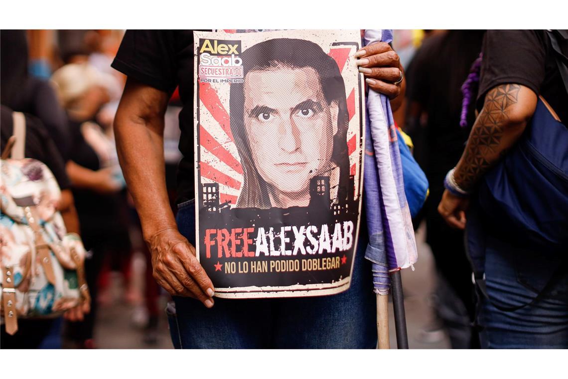 Nach seiner ersten Festnahme hatte es in Venezuela Proteste für Saabs Freilassung gegeben. (Archivbild)
