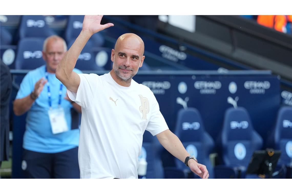 Nach zehn Jahren verabschiedete sich Trainer Pep Guardiola bei Manchester City.