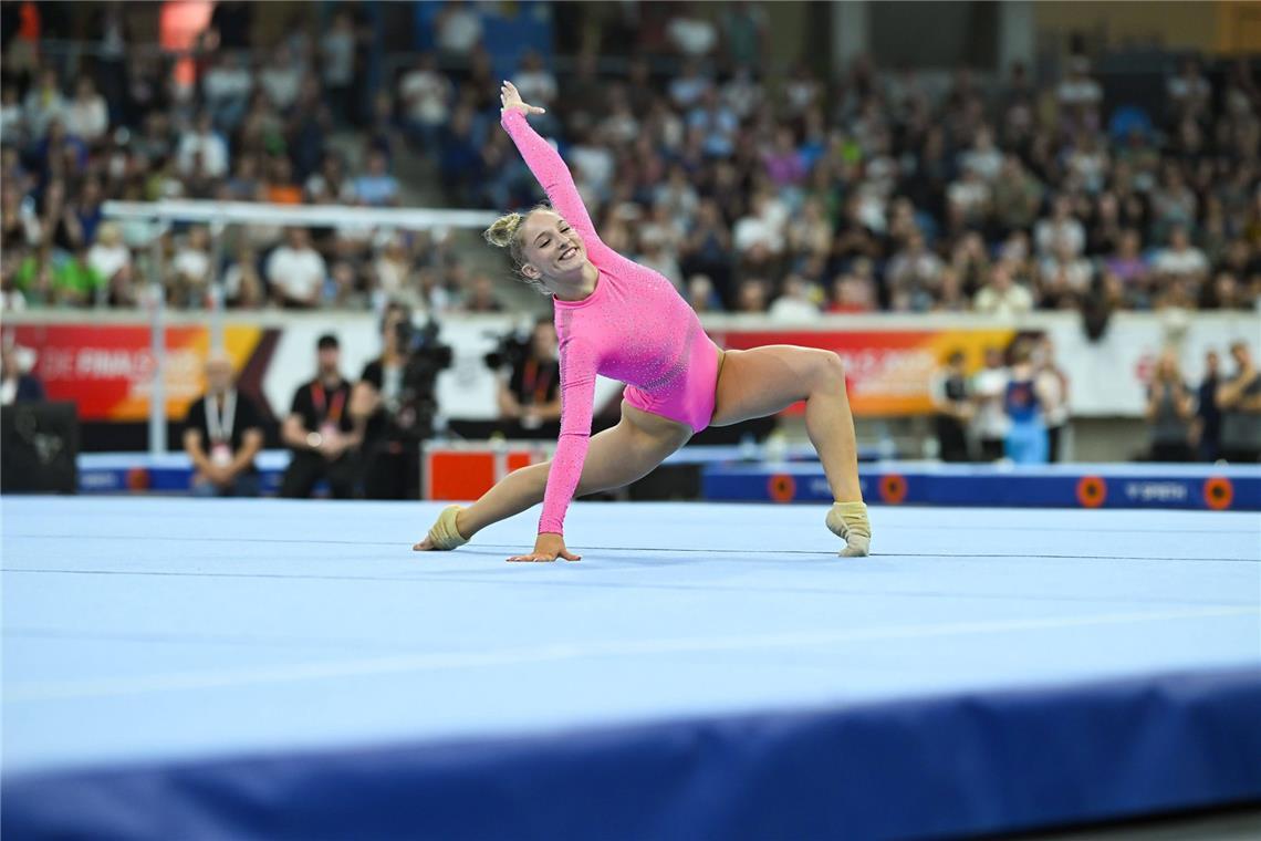 Nach zwei Europameistertiteln in diesem Jahr stehen die Finalchancen für Karina Schönmaier gut.