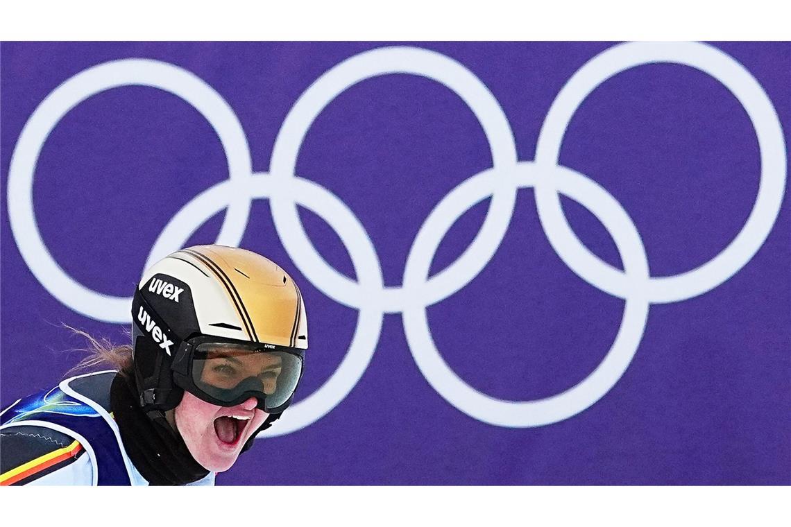 Nach zweimal Silber nun noch der Gold-Coup? Emma Aicher.