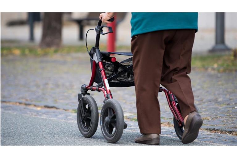Nahe der Grenze zu Bayern ist am Donnerstag eine Fußgängerin mit einem Rollator von einem Müllwagen überrollt worden. (Symbolfoto)