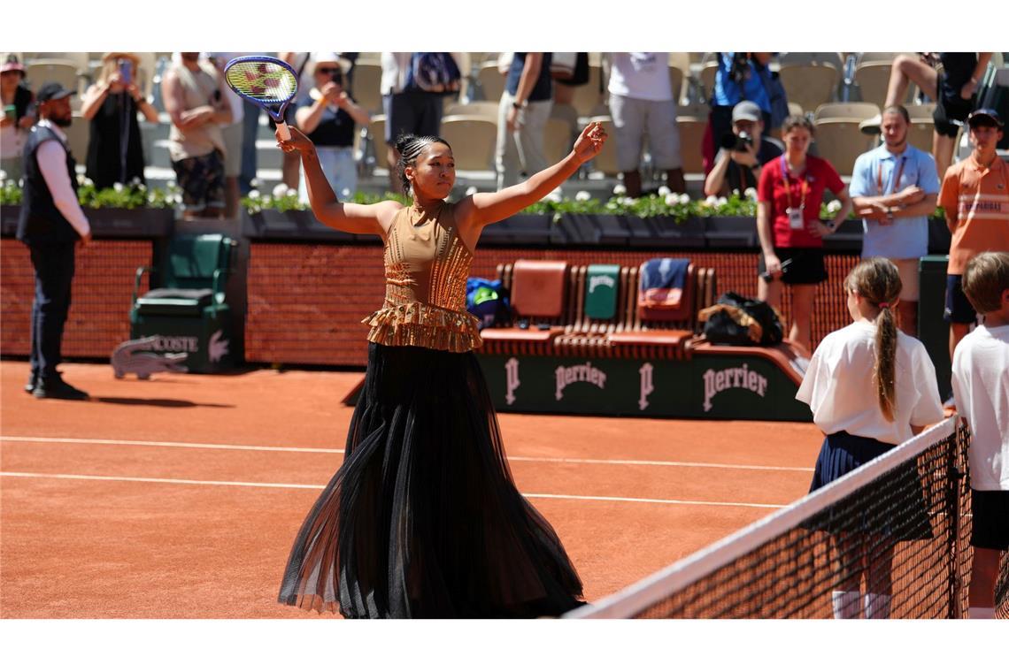 Naomi Osaka sorgte mal wieder für einen Hingucker.