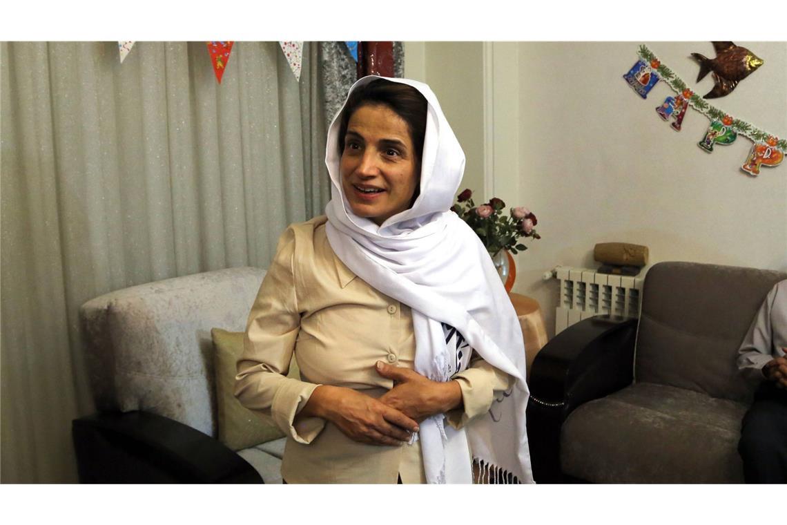 Nasrin Sotudeh ist nach Angaben ihrer Tochter verhaftet worden. (Archivblid aus dem Jahr 2013)