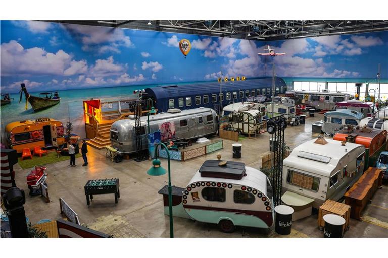 Nass werden kann man nicht: Das Basecamp in Bonn garantiert Trocken-Camping.
