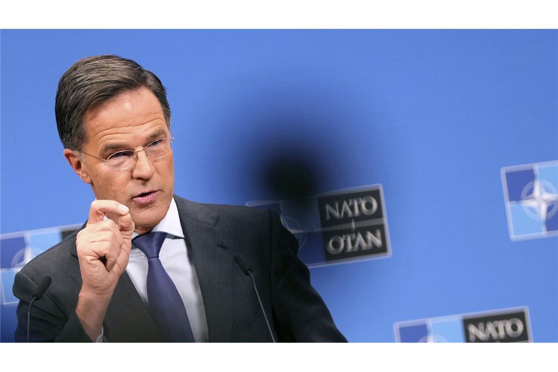 Nato-Generalsekretär reagiert reserviert auf Trumps Vorstoß Nato-Chef Rutte fordert eine „enge Beteiligung“ der Ukraine an möglichen Verhandlungen. (Archivbild)