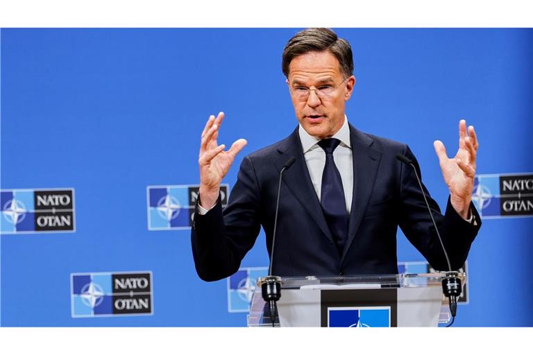 Nato-Chef Rutte warnt vor russischen Atomwaffen im Weltall, die Satelliten abschießen könnten. (Archivbild)