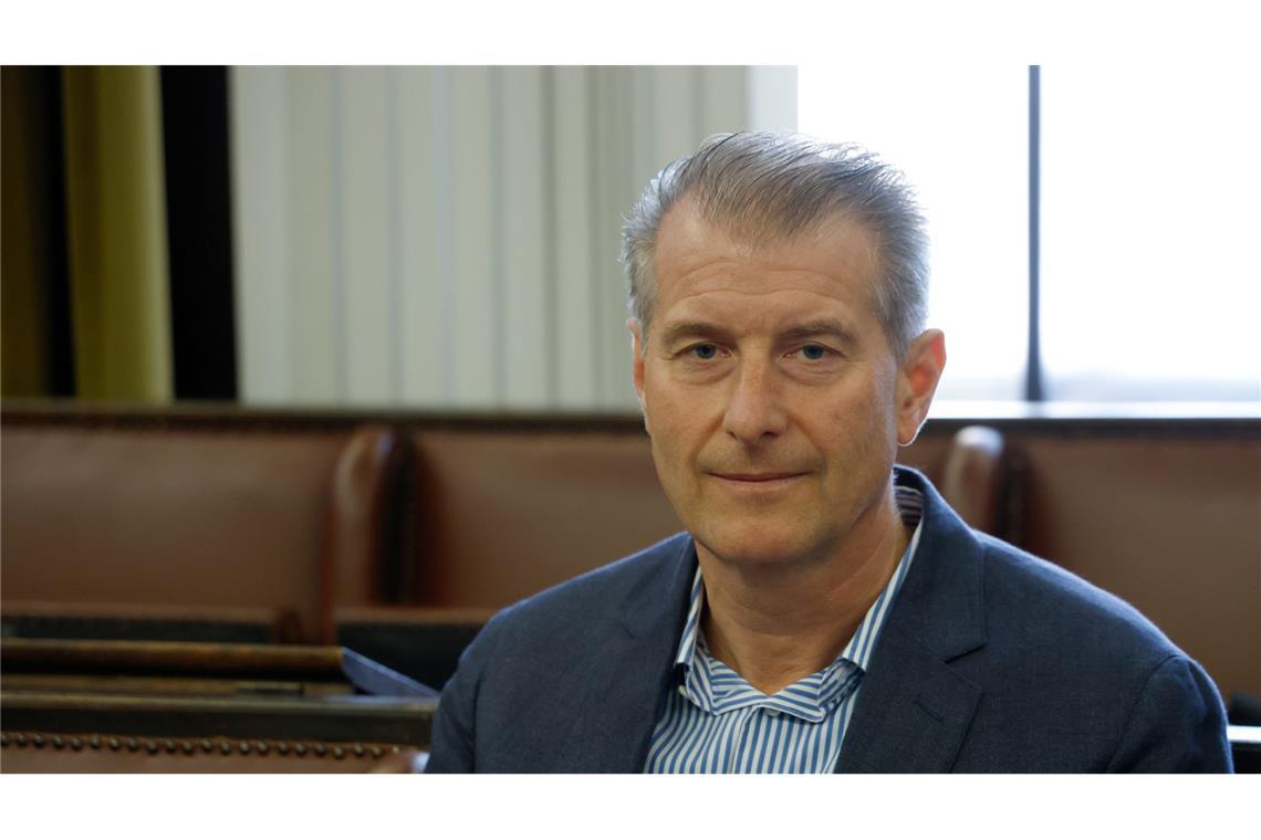 Vater im Block-Prozess: „Wir haben funktionierende Kinder“ Nebenkläger Stephan Hensel, Ex-Ehemann und Vater der Kinder von Block im Gerichtssaal in Hamburg. (Archivbild)