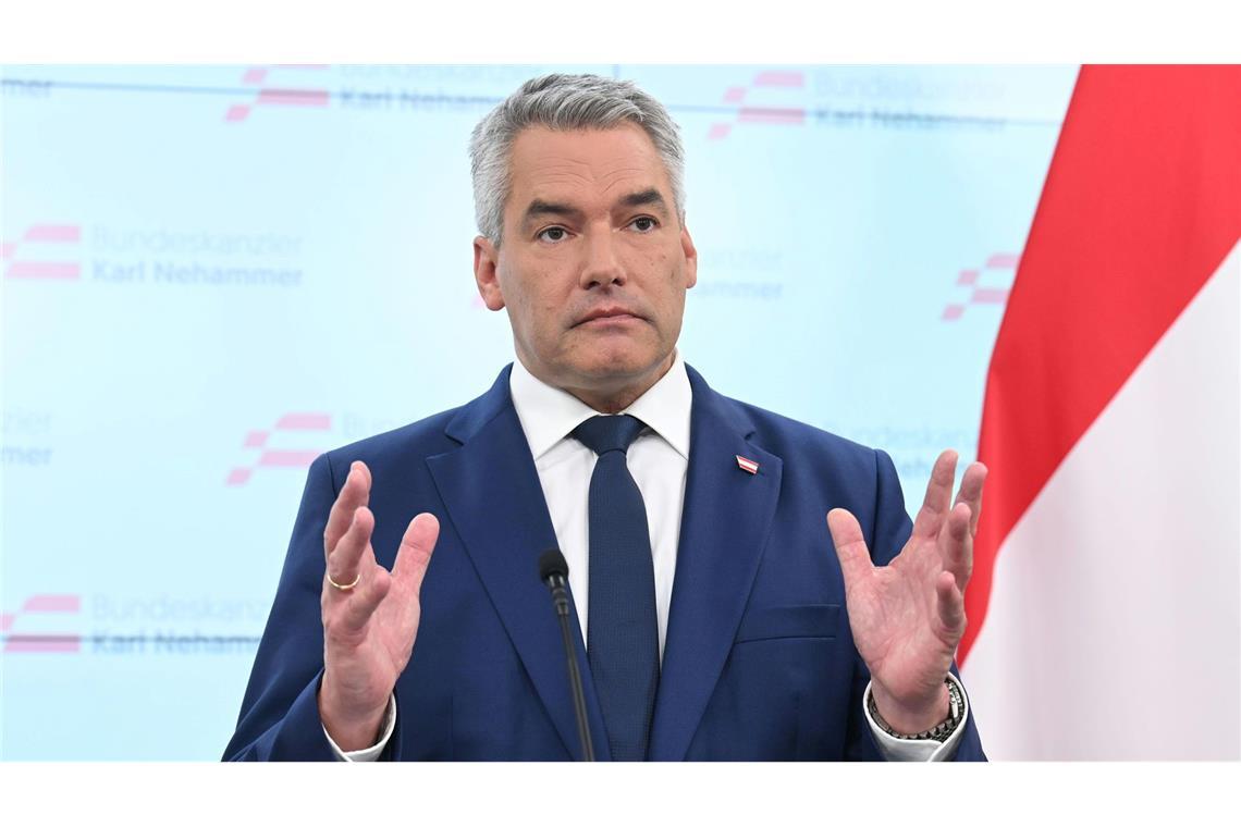 Gespräche über Mitte-Regierung in Österreich gescheitert Nehammer ist seit 2021 Regierungschef Österreichs (Foto: Archiv)