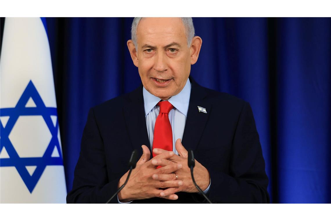Netanjahu bestreitet, dass Israel die USA in den Krieg hineingezogen habe. (Archivbild)