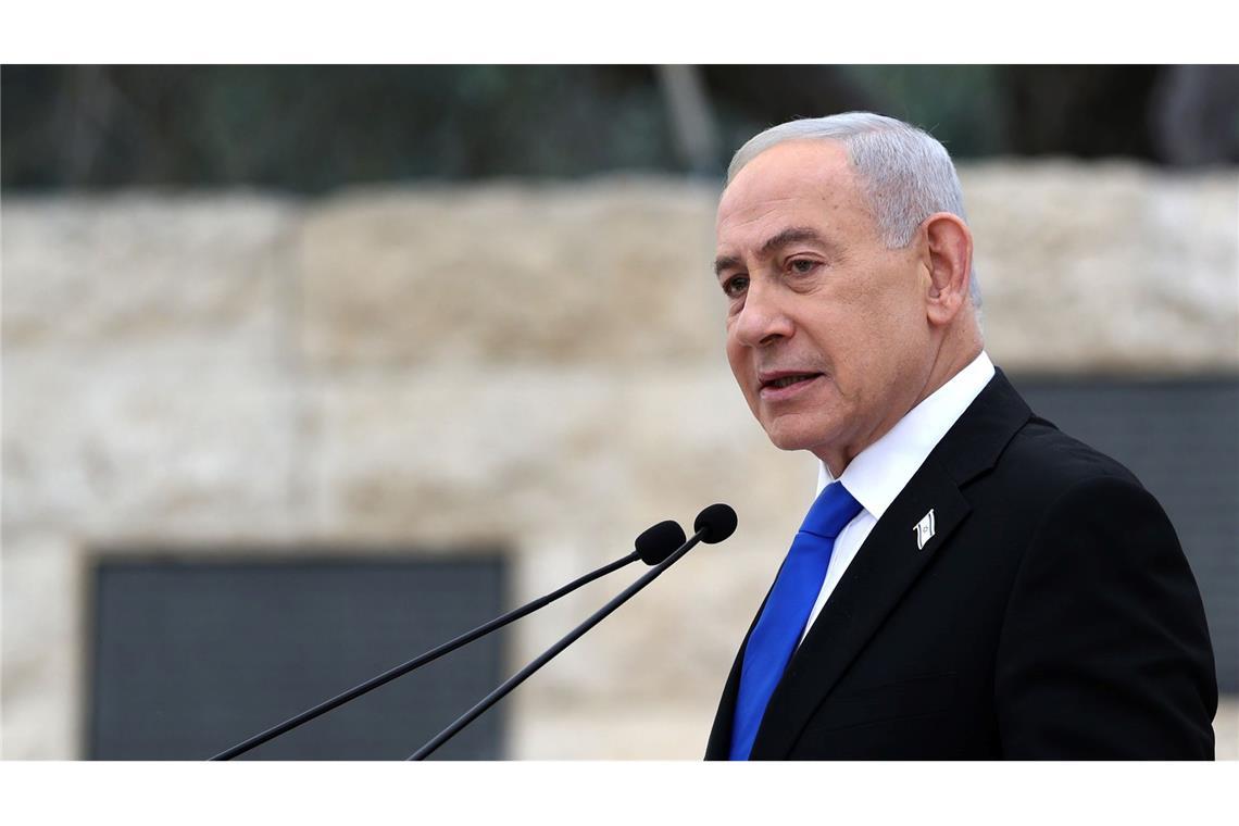 Netanjahu fordert eine Entwaffnung der Hisbollah-Miliz im Libanon. (Archivbild)