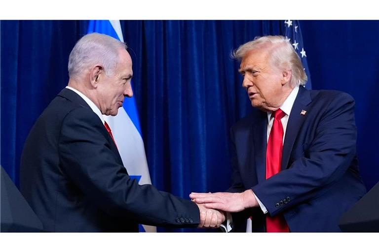 Netanjahu und Trump treffen sich am Mittwoch (Archivbild).
