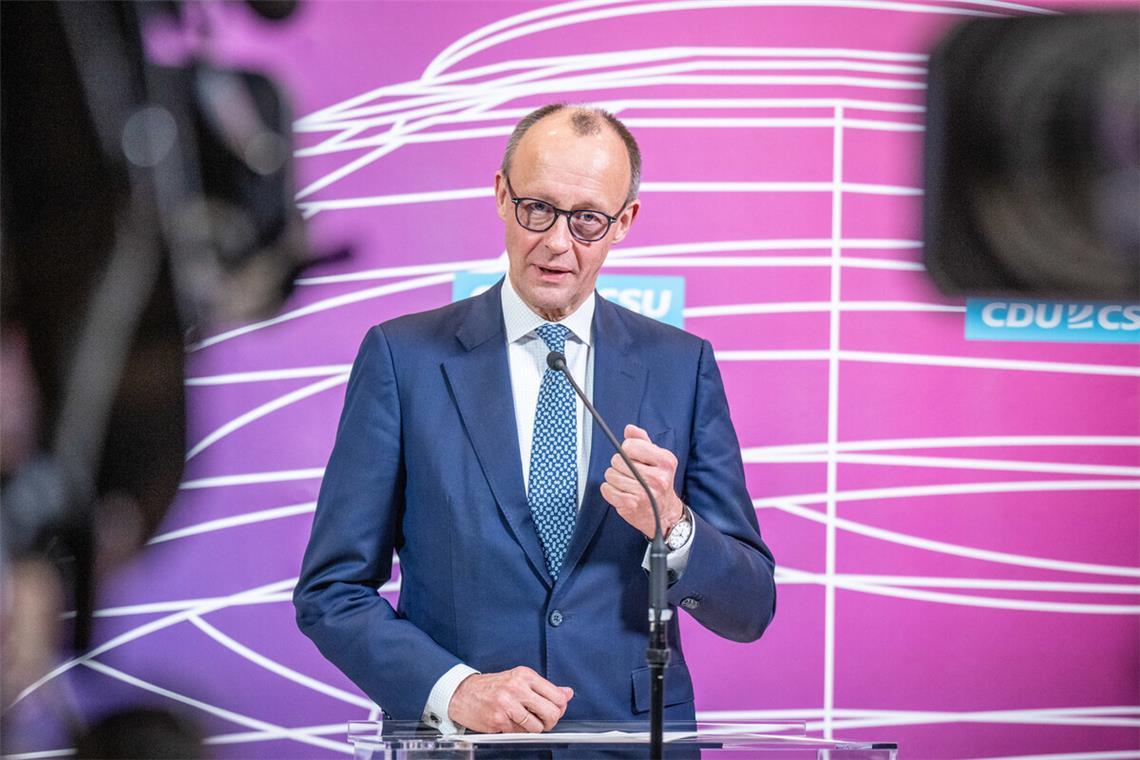Warum Friedrich Merz auf einmal freundlich über die Grünen spricht Neue Töne: Unionskanzlerkandidat Friedrich Merz spricht freundlich über die Grünen.Neue Töne: Unionskanzlerkandidat Friedrich Merz spricht freundlich über die Grünen.