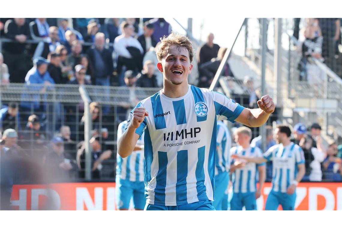 Nevio Schembri trug maßgeblich dazu bei, dass die Kickers mit einem Erfolgserlebnis in die Winterpause gingen. Der 19-jährige Offensivmann erzielte beim 4:2 bei Eintracht Trier am 5. Dezember zwei Tore.