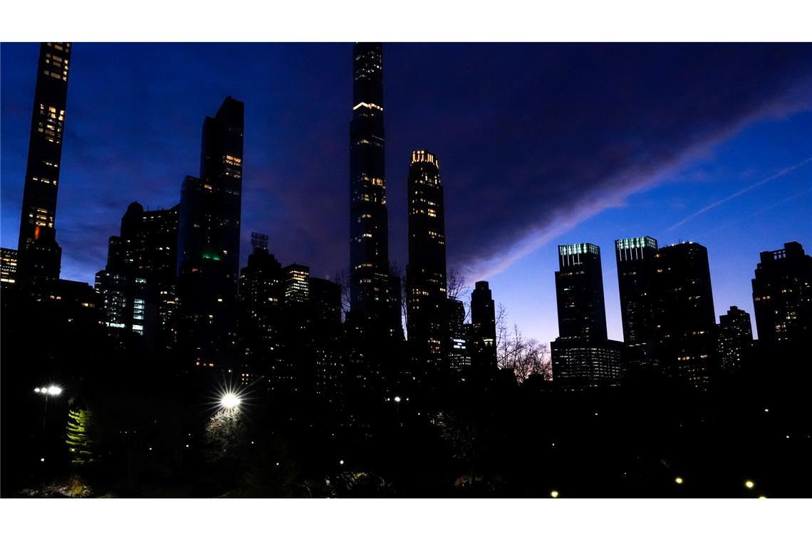 Bilder des Tages New York: Schlittschuh laufen im Central Park.