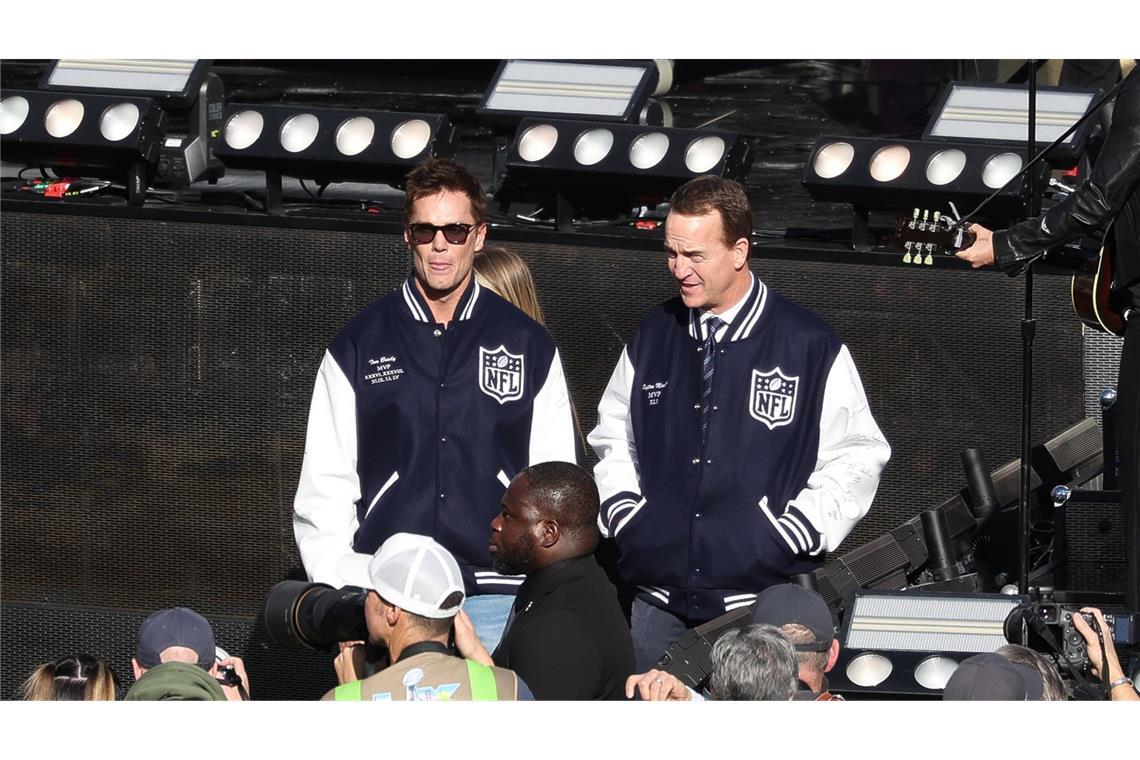 NFL-Legenden: Tom Brady (links) und Peyton Manning