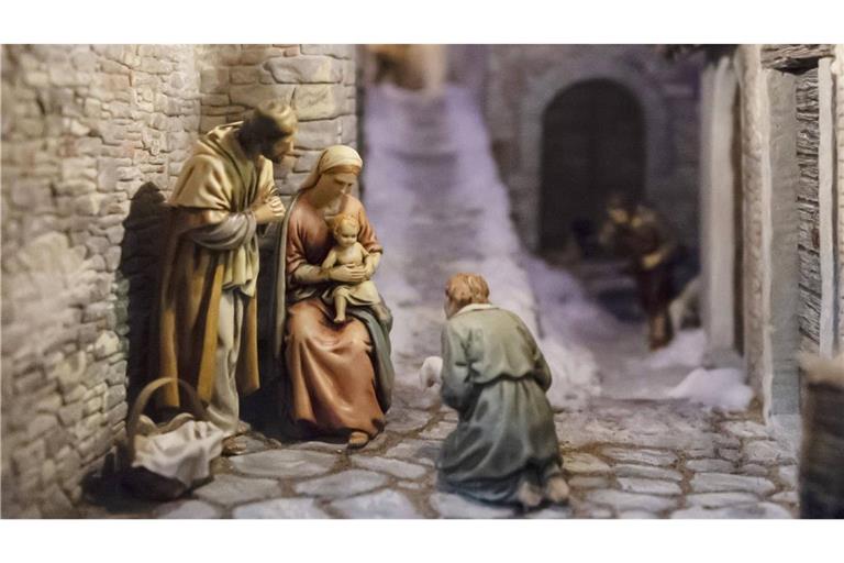 Nicht alle Krippen in Italien sind so schlicht gehalten (Symbolfoto).