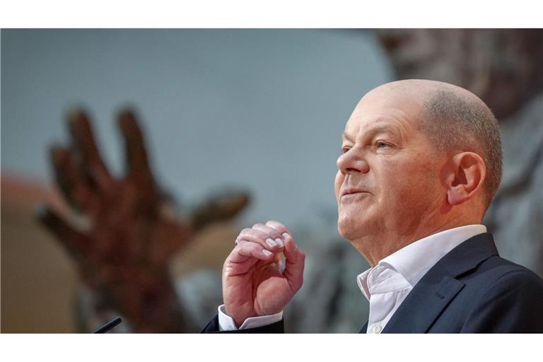 "Nicht meckern, machen": So schwört Kanzler Scholz seine Partei auf den Wahlkampf ein.