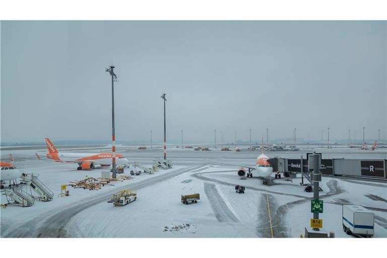Nichts geht mehr am Berliner Flughafen.
