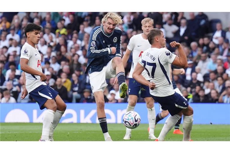 Nick Woltemade bereitete den zweiten Treffer der Spurs vor.