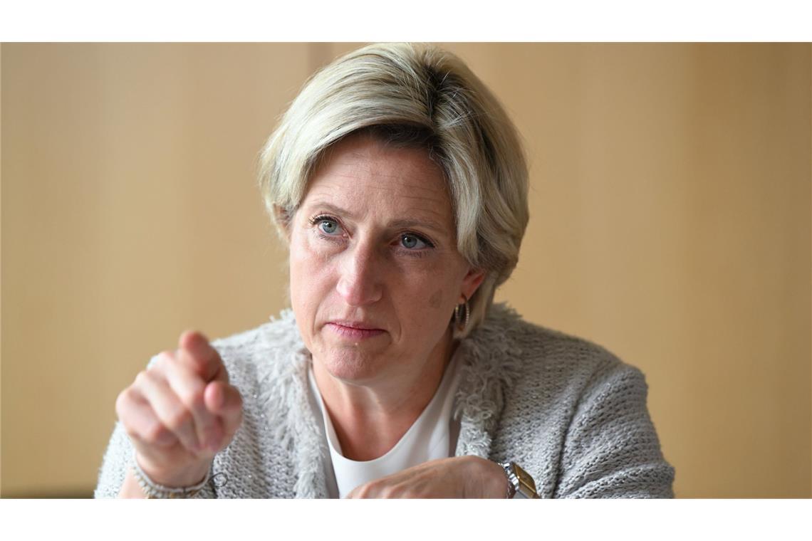 Hoffmeister-Kraut: „Dem Land stehen magere Zeiten bevor“ Nicole Hoffmeister-Kraut (CDU), Wirtschaftsministerin von Baden-Württemberg. (Archivbild)