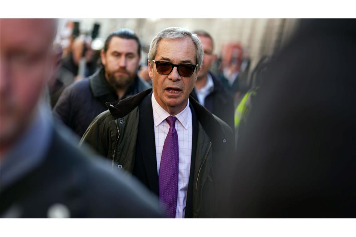 Kommunalwahlen in England: Anfang vom Ende der Tories? Nigel Farage trieb die Konservativen schon vor zehn Jahren mit seiner Forderung nach einem Brexit-Referendum vor sich her - und erreichte sein Ziel. (Archivbild)