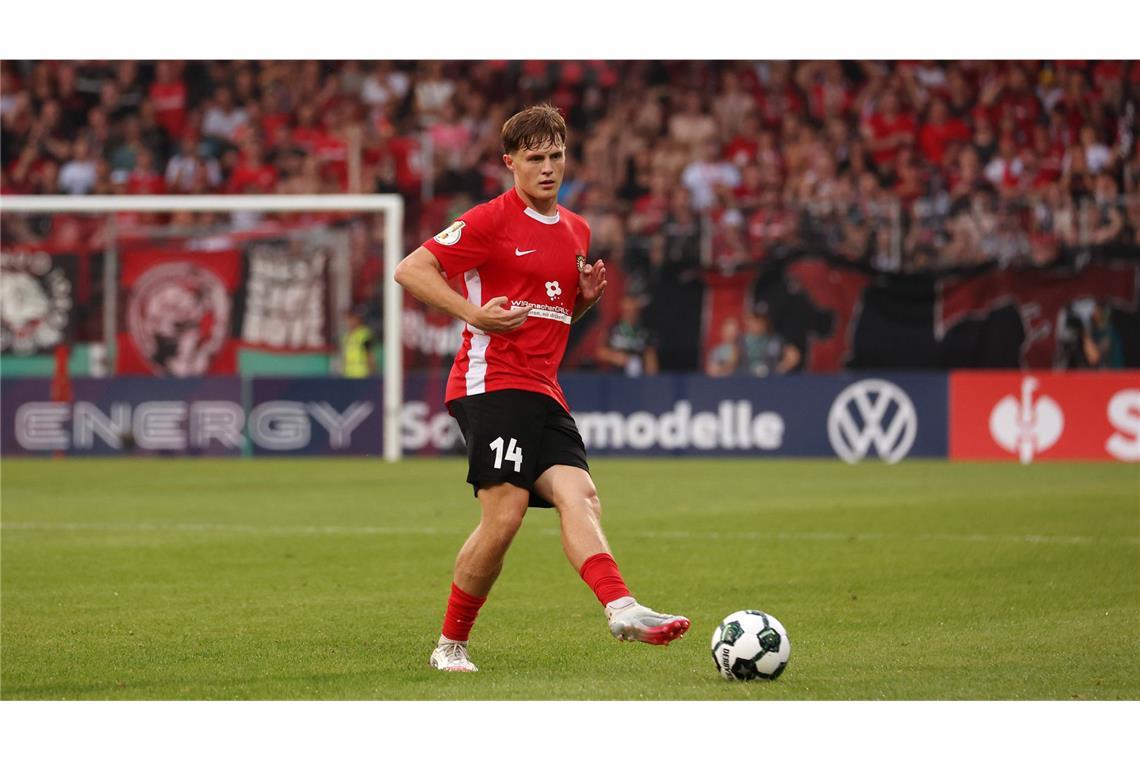 SG Sonnenhof Großaspachs bestätigt Abgang von Niklas Mohr Niklas Mohr wechselt in die zweite Liga.
Foto: Baumann