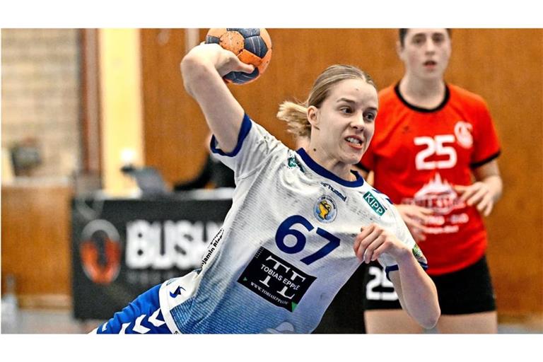 Nina Haug steuerte fünft Treffer zum Sieg der Frauen des SV Kornwestheim in Flein bei.