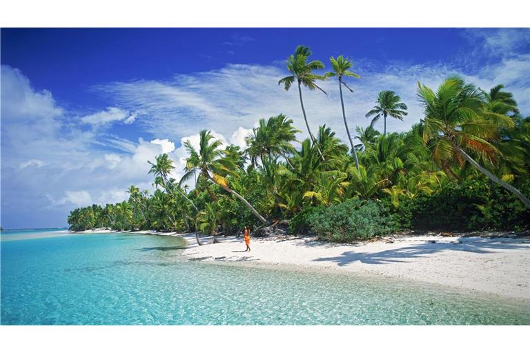 Niue liegt zwischen Fidschi und den auf dem Foto zu sehenden Cookinseln und wirbt mit kristallklarem Wasser. (Illustration)