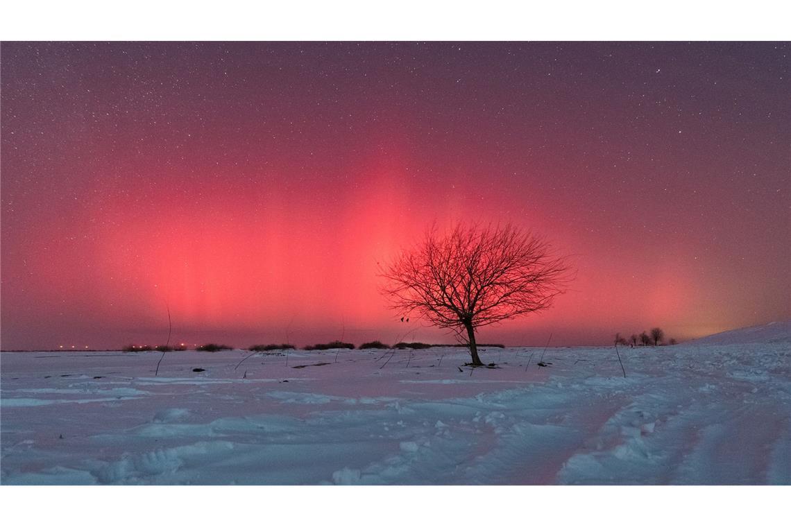 Bilder des Tages Nordlichter in China