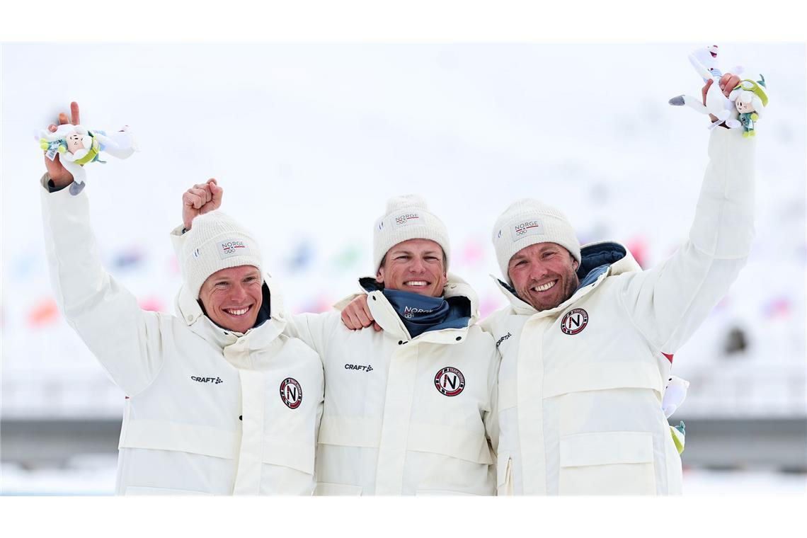 Norwegen dominiert in der Königsdisziplin der Langläufer.
