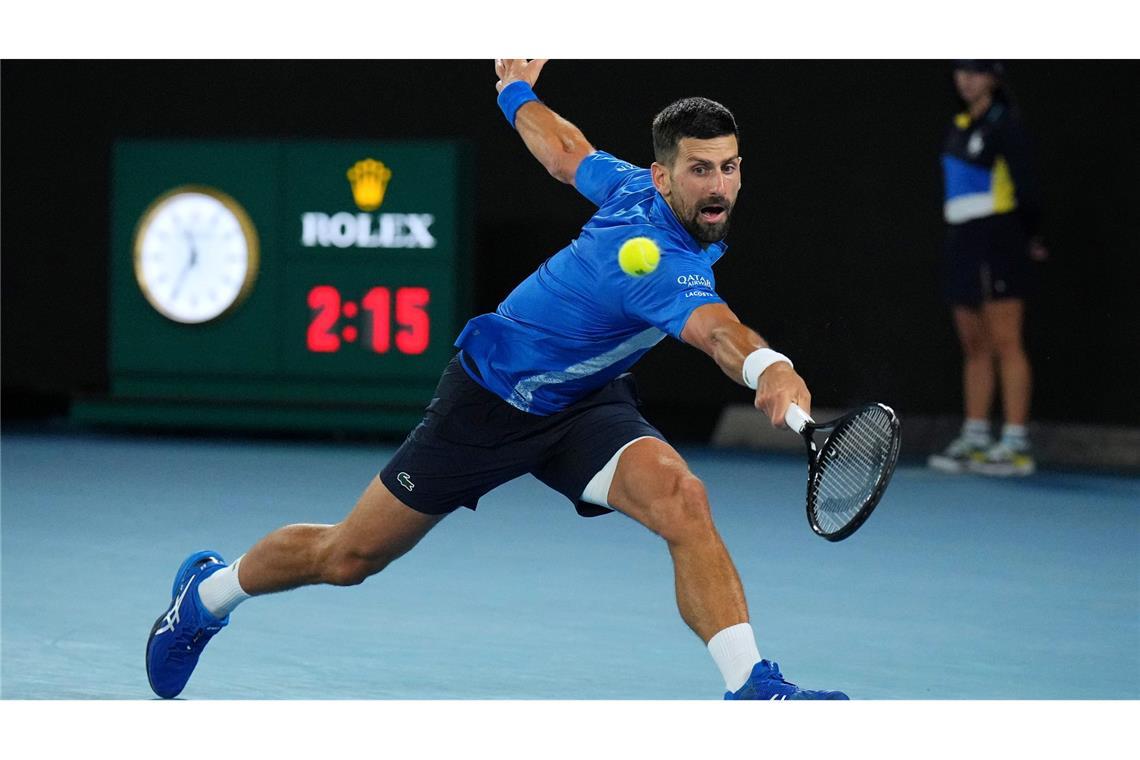 Zverev gegen Djokovic: Freunde, Rivalen, Weltraum-Fans Novak Djokovic kämpfte sich trotz Verletzung ins Halbfinale gegen Alexander Zverev.