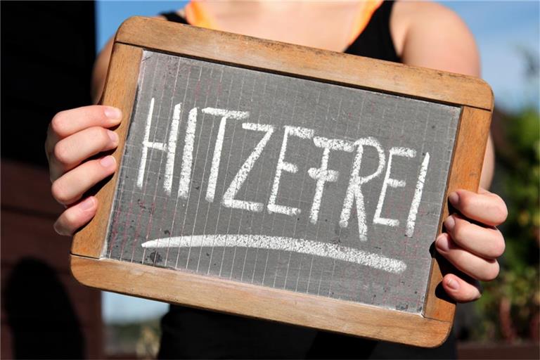 Nur an sehr heißen Tagen kann es hitzefrei geben.