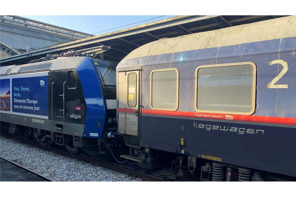 Nachtzug zwischen Paris und Berlin droht das Aus Nur zwei Jahre nach dem Start rollt der Nachtzug zwischen Paris und Berlin möglicherweise schon wieder aufs Abstellgleis (Archivbild).
