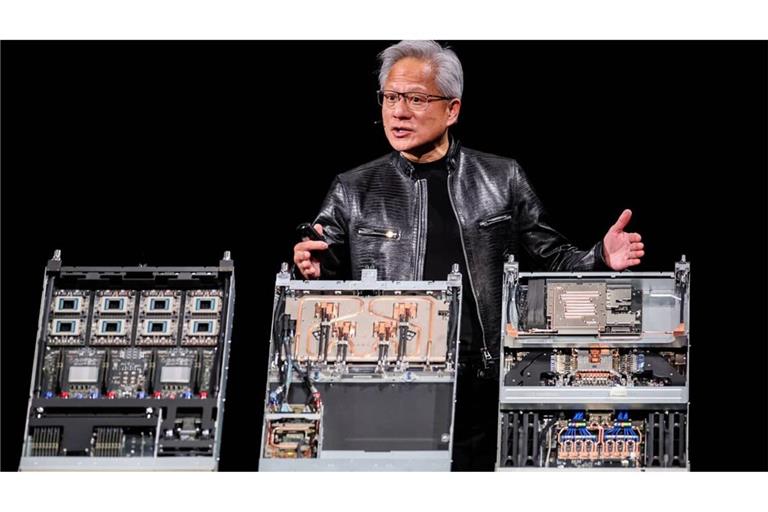 Nvidia-Chef Jensen Huang: Wie lange wird es ihm noch gelingen, die Fantasien der Anleger rund um Künstliche Intelligenz zu befeuern?