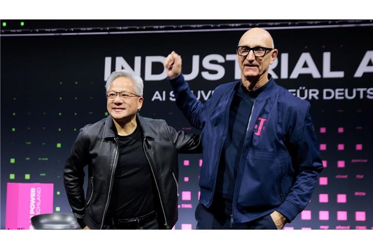 Nvidia und die Deutsche Telekom kooperieren bei einer KI-Fabrik in München.