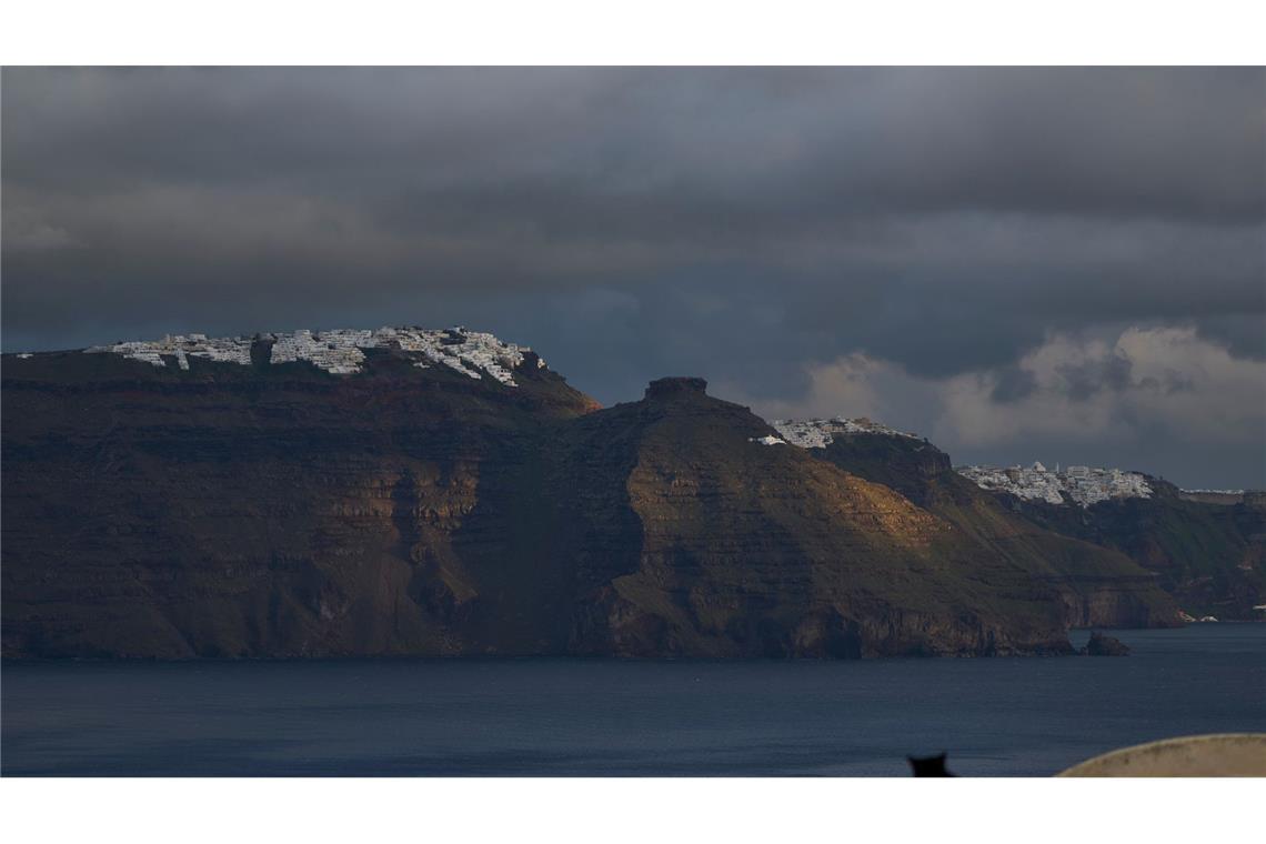 Erdbebenserie: Vorsichtige Normalität auf Santorini Ob die Gefahr eines großen Bebens auf Santorini vorbei ist, bleibt abzuwarten. (Archivfoto)