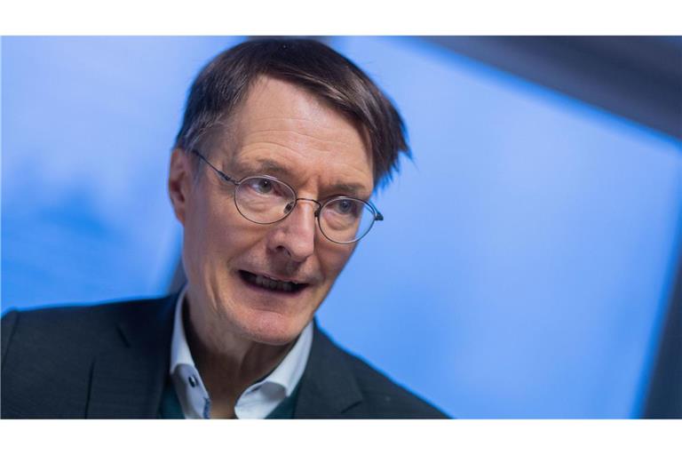 Ob er auch künftig Gesundheitsminister bleibt, ist höchst unsicher: der SPD-Politiker Karl Lauterbach.