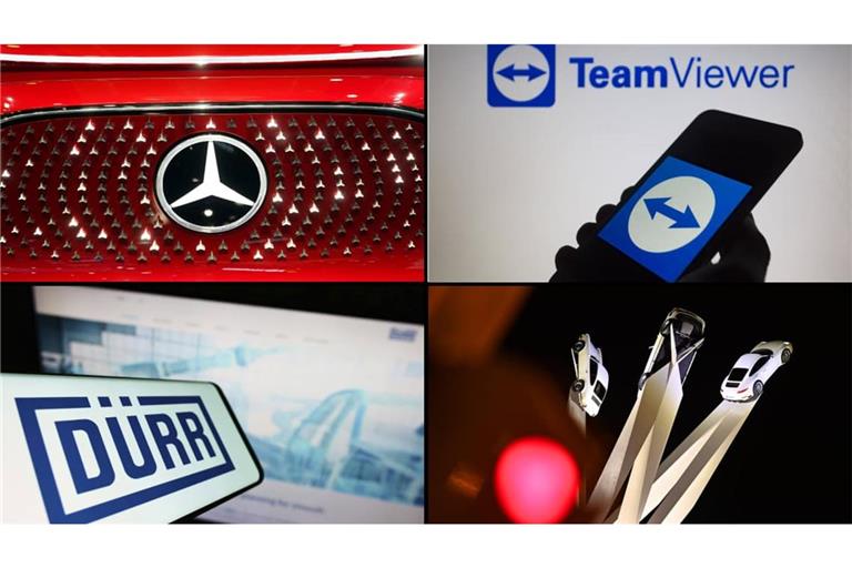 Ob traditionsreiche Autobauer wie Mercedes und Porsche oder Werte wie TeamViewer und Dürr – viele Unternehmen der heimischen Wirtschaft haben an der Börse massiv an Wert verloren.