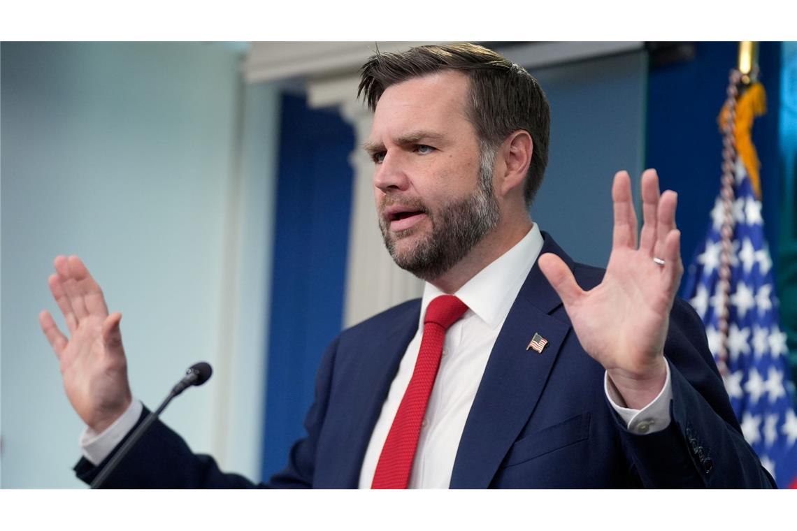 Ob und wann US-Vizepräsident Vance zu Verhandlungen in die Schweiz reist, ist unklar.