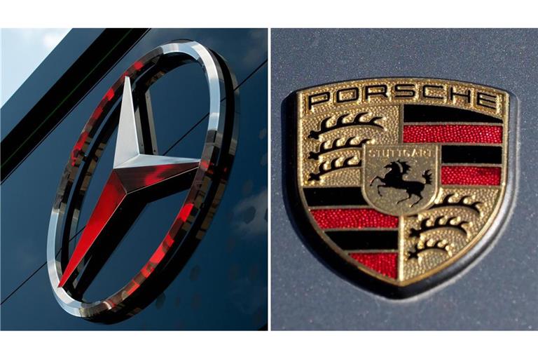 Obwohl die Autobranche kriselt, sind Mercedes und Porsche weiterhin beliebte Arbeitgeber.