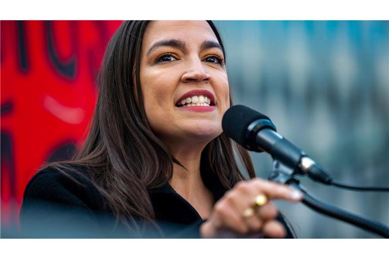 Ocasio-Cortez ist eine Wortführerin des linken Flügels der Demokraten.