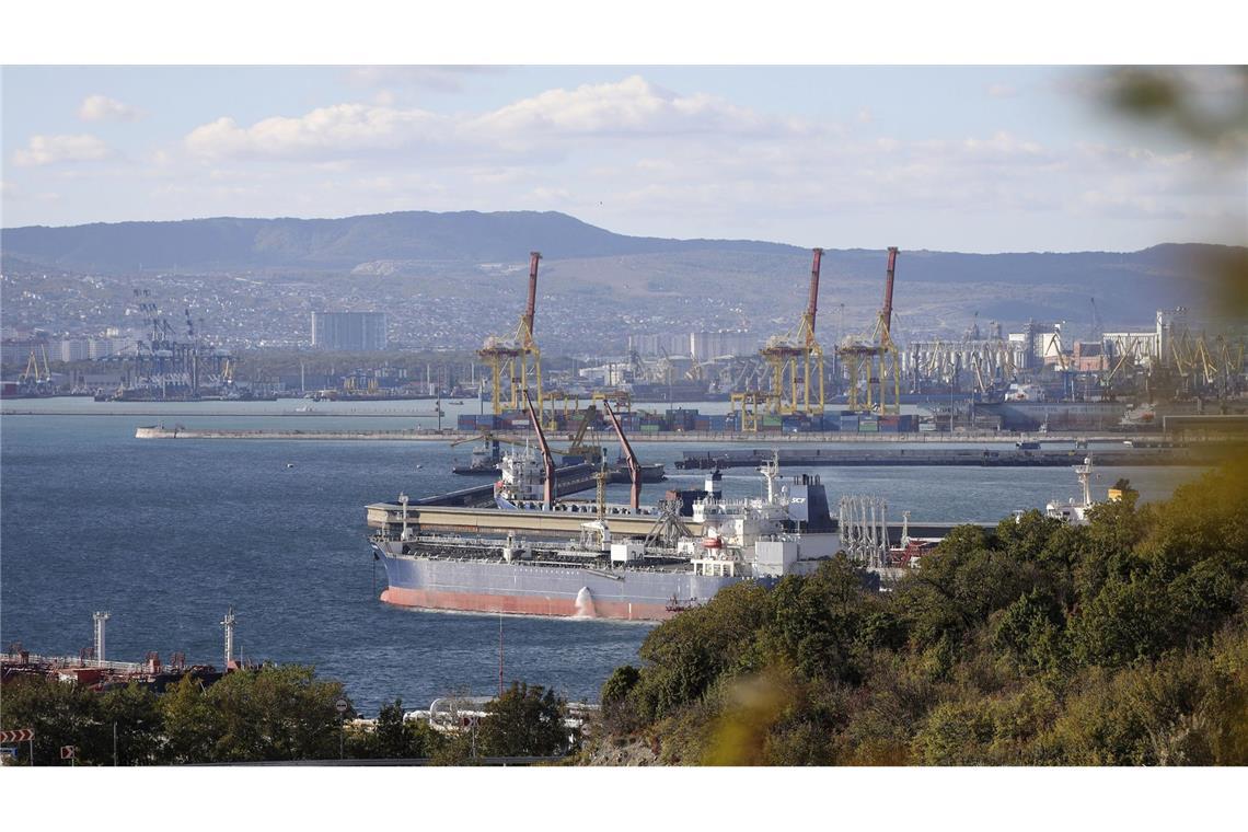 USA zielen mit neuen Sanktionen auf Russlands Energiebranche Öltanker in Russland
