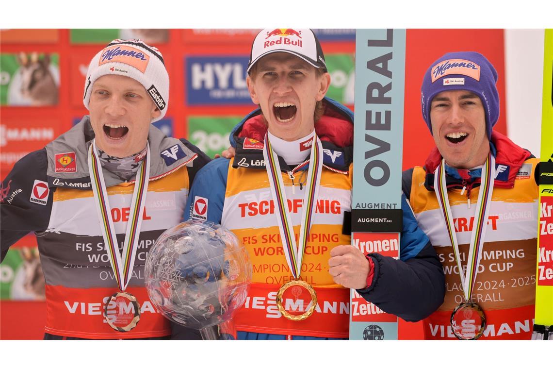 Österreichs Trio ist zum Weltcup-Auftakt vorne. (Archivbild)