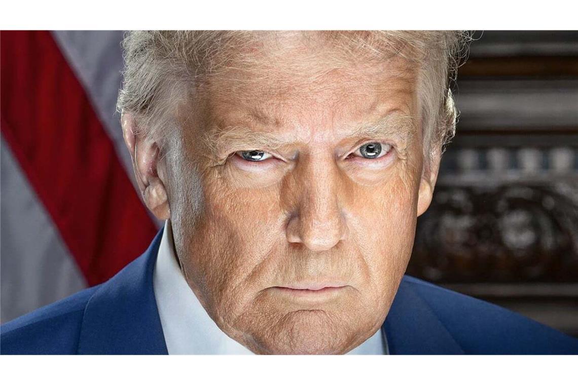 Hundert Dekrete – Trump plant „Tage des Donners“ Offizielles Porträt von Donald Trump.