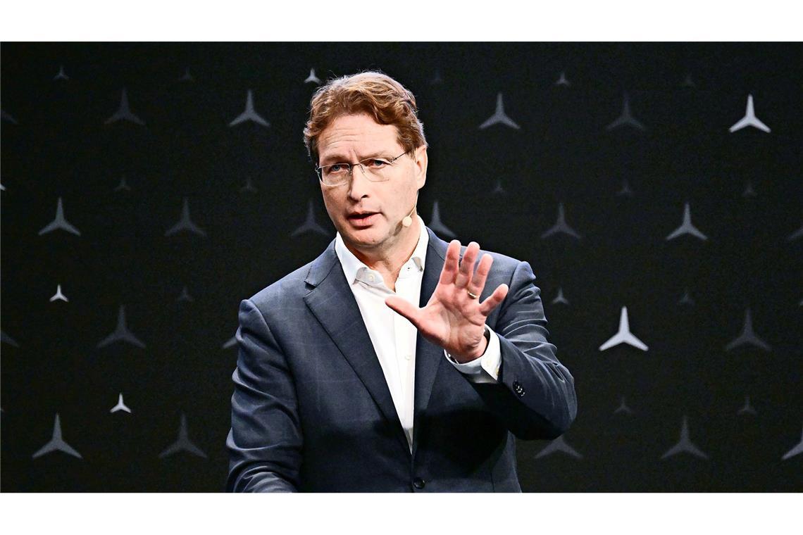 Ola Källenius bei einer Pressekonferenz. (Archivbild)