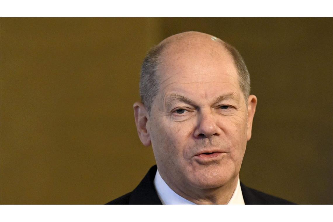 Scholz: Waffenruhe Chance für dauerhaftes Kriegsende Olaf Scholz freut sich über die Waffenruhe-Vereinbarung. (Archivbild)