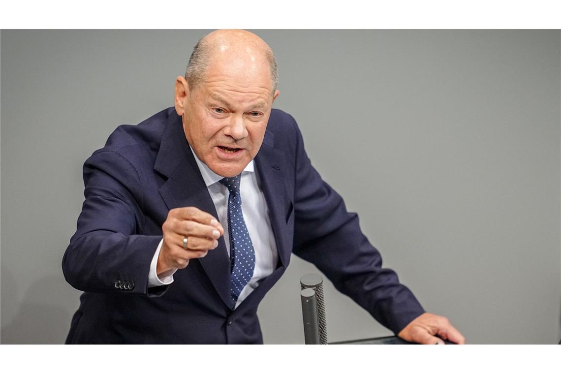 „Unvermeidlich“ – Olaf Scholz verteidigt Ampel-Aus Olaf Scholz gab am Mittwoch in Berlin seine Regierungserklärung ab. (Archivfoto)