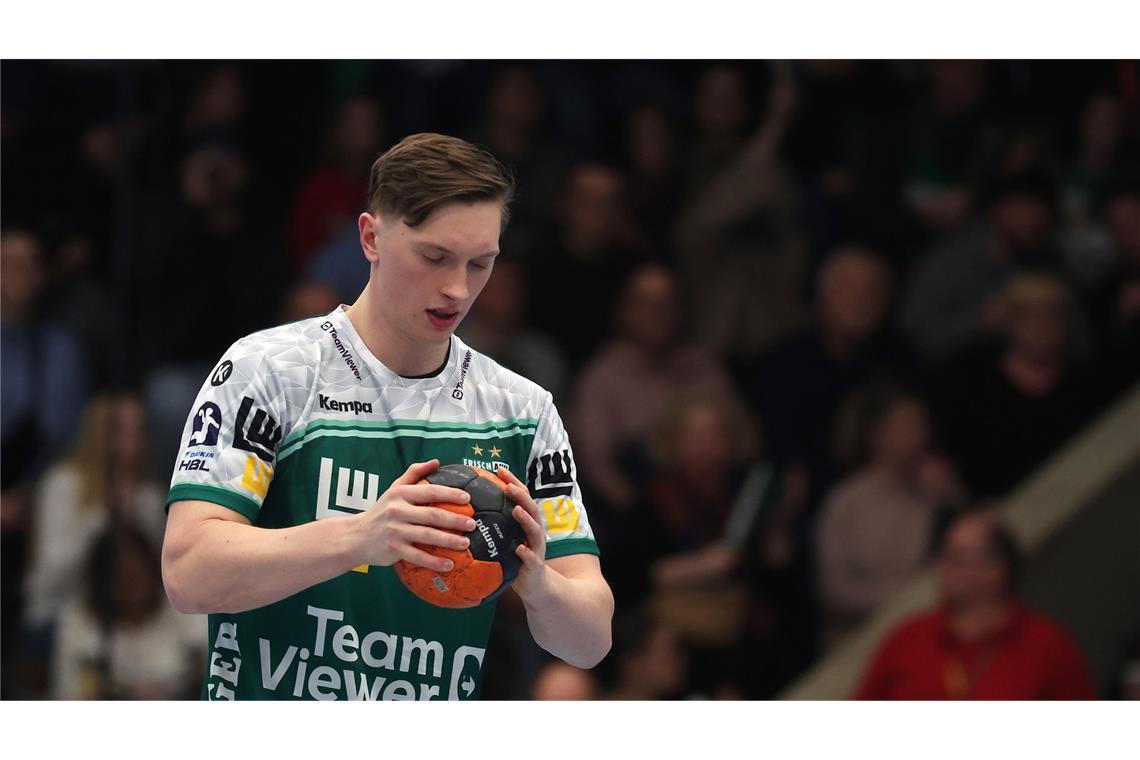 Ole Pregler: Sein Debüt im Frisch-Auf-Dress verlief alles andere als erfreulich.