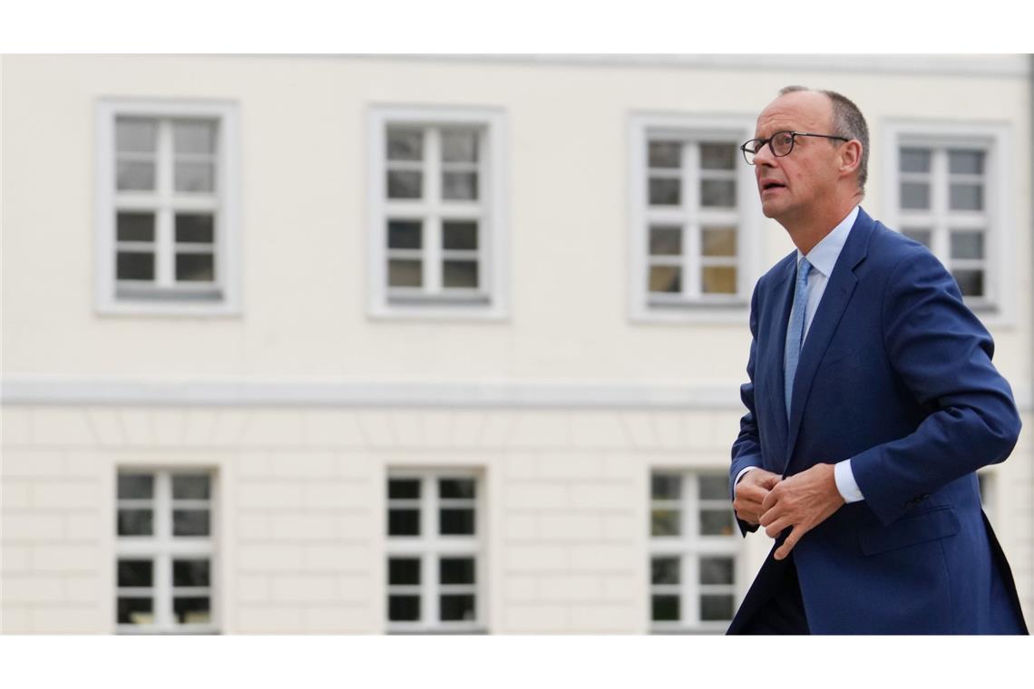 Merz: Europa kann Trump beeindrucken Oppositionsführer Friedrich Merz.
