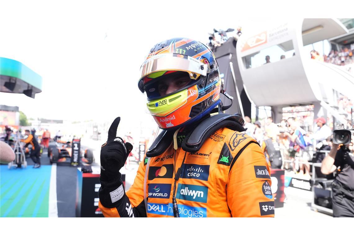 Piastri schlägt Norris - Verstappen schäumt vor Wut Oscar Piastri hat den Großen Preis von Spanien gewonnen.